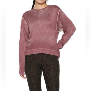 Lululemon Hazy Day Sweater Plumful / Pink Bliss